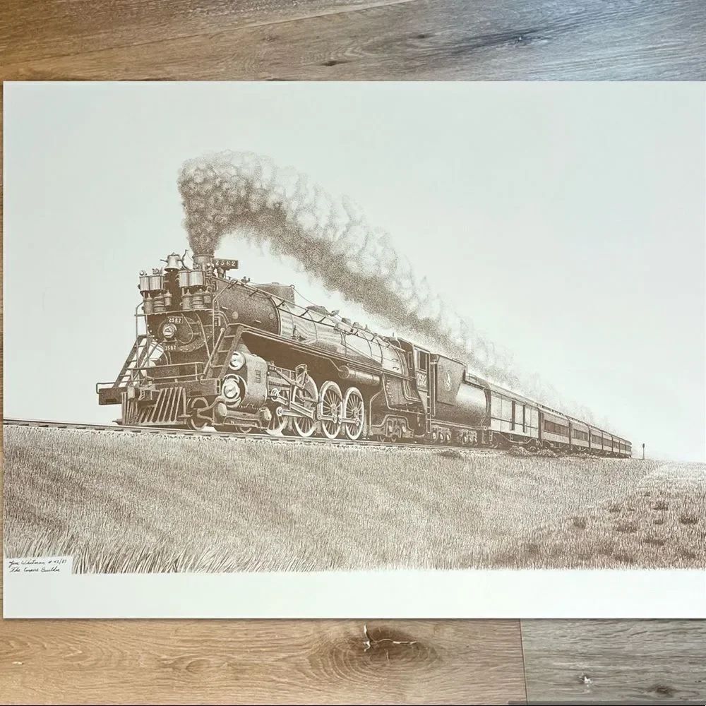 The Empire Builder #2582 Train Prints